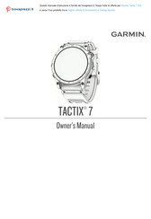 Garmin Tactix 7 Pro Owner's Manual