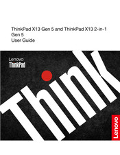 Lenovo ThinkPad X13 Gen 5 User Manual
