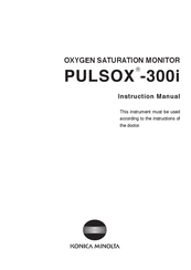 Konica Minolta PULSOX-300i Instruction Manual