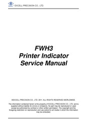 Excell FWH3 Service Manual