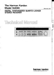 Harman Kardon HK690 Technical Manual