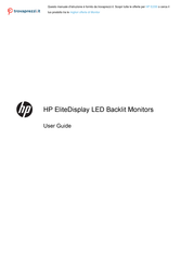 HP elitedisplay e230t User Manual