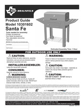 Char-Broil NEW BRAUNFELS Santa Fe 10301602 Product Manual