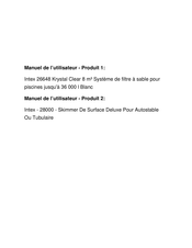 Intex 26648 Owner's Manual