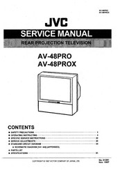 JVC AV-48PRO Service Manual