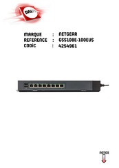 NETGEAR GSS116E User Manual