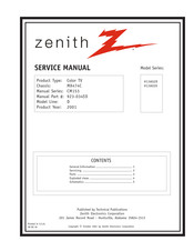 Zenith H13A02D Service Manual