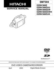 Hitachi DZMV380ESW Service Manual