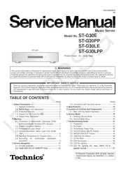 Technics ST-G30PP Service Manual