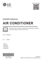 LG LW8024R Owner's Manual