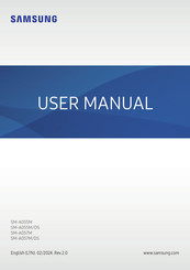 Samsung SM-A057M User Manual