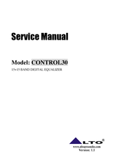Alto CONTROL30 Service Manual