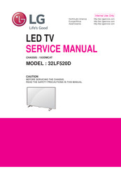 LG 32LF520D Service Manual
