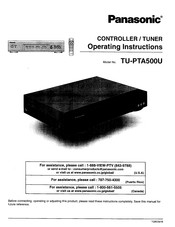 Panasonic TU-PTA500U Operating Instructions Manual