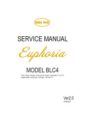 Baby Lock Euphoria BLC4 Service Manual