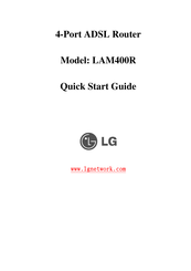 LG LAM400R Quick Start Manual