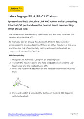 Jabra Engage 55 Quick Start Manual
