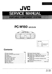 JVC PC-W150 Service Manual
