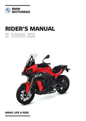 BMW S 1000 XR 2022 Rider's Manual