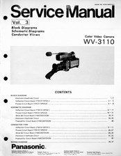 Panasonic WV-3110 Service Manual