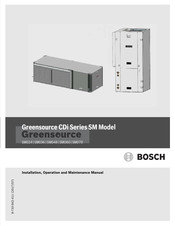 Bosch SM0361VTNFLTADBMGX74SBA Installation, Operation And Maintenance Manual