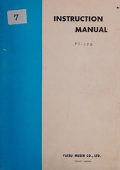 Yaesu FT-2FB Instruction Manual