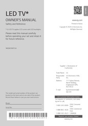 LG 98QNED89TUA Owner's Manual