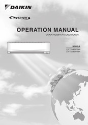 Daikin FTXV80WVMA Operation Manual