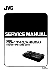 JVC CD-1740 E Service Manual