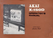 Akai X-150D Operator's Manual