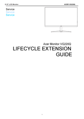Acer Nitro VG220Q Lifecycle Extension Manual