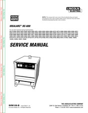 Lincoln Electric 10282 Service Manual