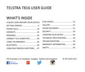 Zte TELSTRA T816 User Manual