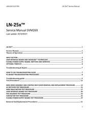 Lincoln Electric LN-25X Service Manual
