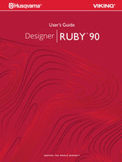 Husqvarna VIKING Designer RUBY 90 User Manual