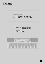 Yamaha PSR-E283 Reference Manual