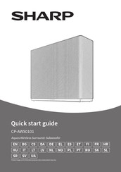 Sharp CP-AWS0101 Quick Start Manual