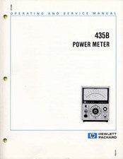 HP 435B Operating And Service Manual