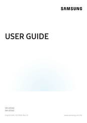 Samsung SM-A3560 User Manual