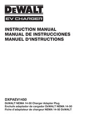 DeWalt NEMA 14-50 Instruction Manual