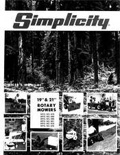 Simplicity 679 Owner's Manual