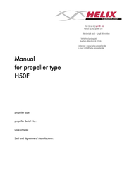 HELIX H50F Manual