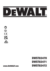 DeWalt TOUGHSYSTEM 2.0 DWST83470 Instructions Manual