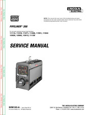 Lincoln Electric PIPELINER 200 Service Manual