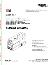 Lincoln Electric 11039 Service Manual
