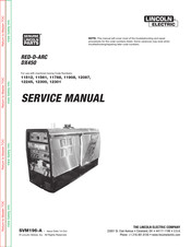 Lincoln Electric RED-D-ARC DX450 Service Manual