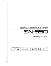 Roland SN-550 Owner's Manual