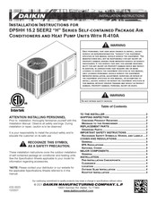 Daikin DP5HH2441 Series Installation Instructions Manual