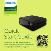 Philips PicoPix Micro2 PPX360 Quick Start Manual