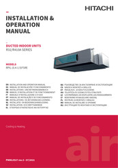 Hitachi RPIL-0.6FSRE Installation & Operation Manual